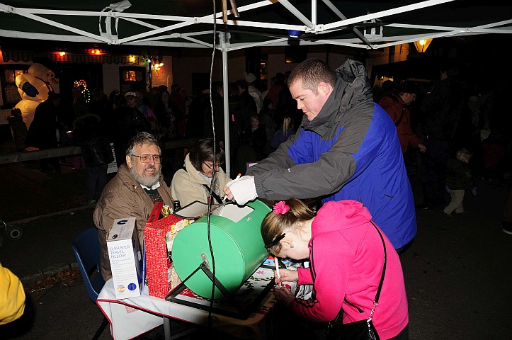 Colin Ward at the tombola